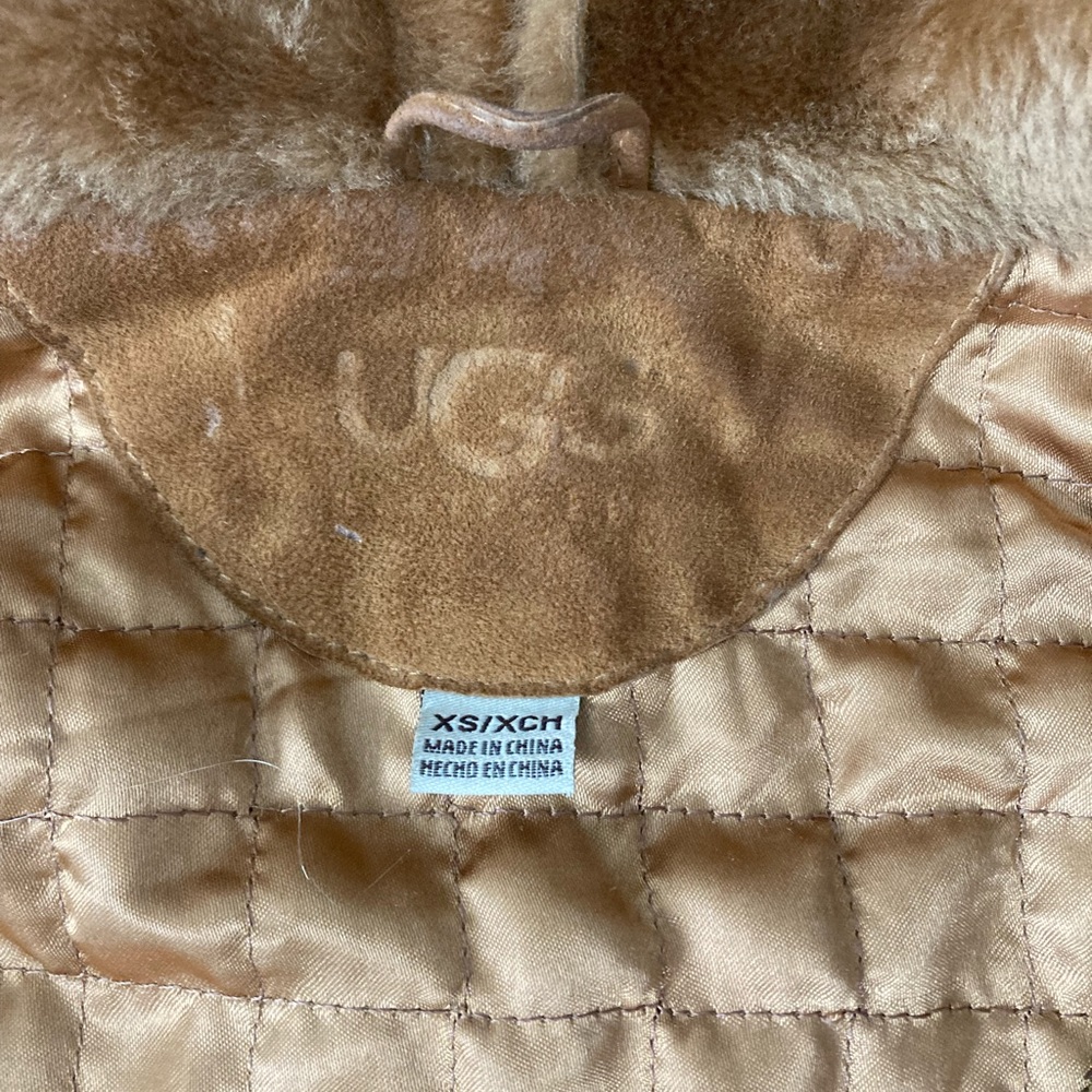 Ugg suede bomber style extra small ladies jacket